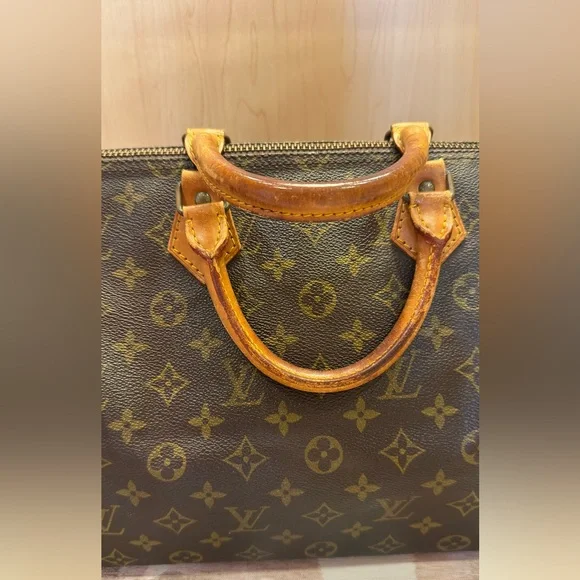 Louis Vuitton LV Monogram Speedy 35 AUTHENTIC Vintage CLEAN interior - Picture 12 of 13